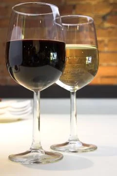 Wine glasses Stock Photos