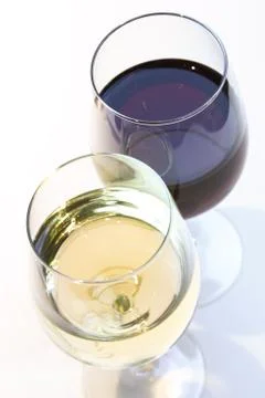 Wine glasses Foto stock