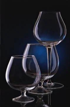 Wine glasses Stock Photos