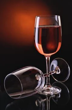 Wine glasses Stock Photos