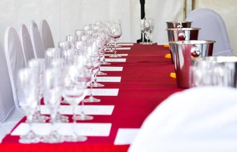 Wine glasses Stock Photos