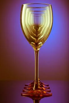 Wine Glasses Stock Photos