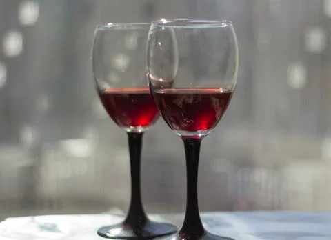 Wine glasses Stock Photos