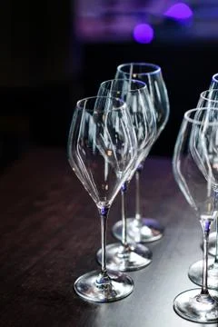 Wine glasses Stock Photos