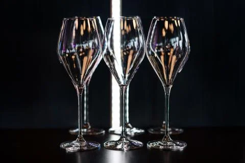 Wine glasses Foto stock
