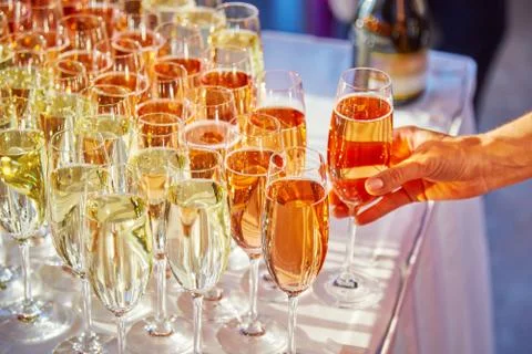 Wine glasses Stock-Fotos