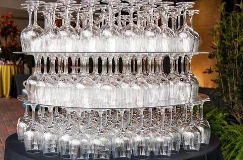 Wine glasses Stock Photos