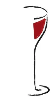 Wine goblet Stock Illustration