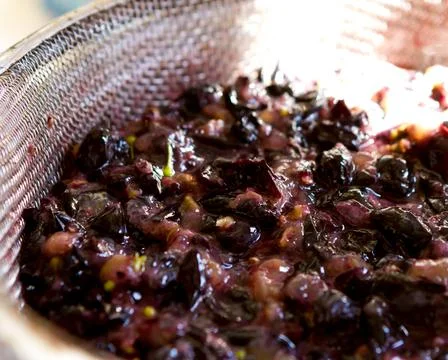 Wine Grape Must Close-Up Stock Photos