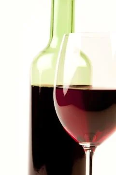 Wine on grass Stock Photos