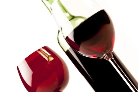 Wine on grass Stock Photos