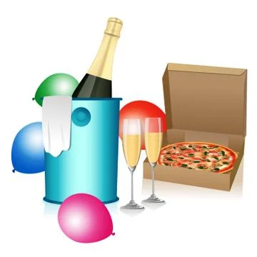 Wine house Stock Illustration