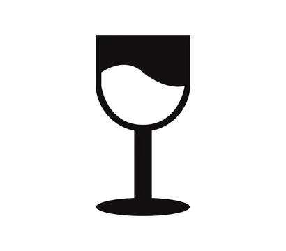Wine icon illustrated in vector on white background Stock Illustration