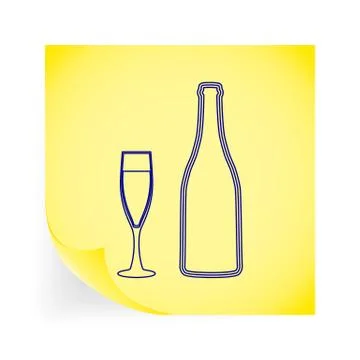 Wine icon Stock Illustration