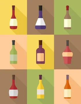 Wine icon Stock Photos