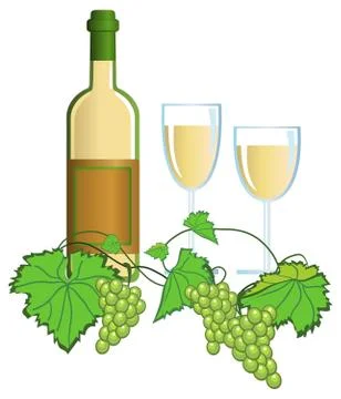 Wine Stock Illustration