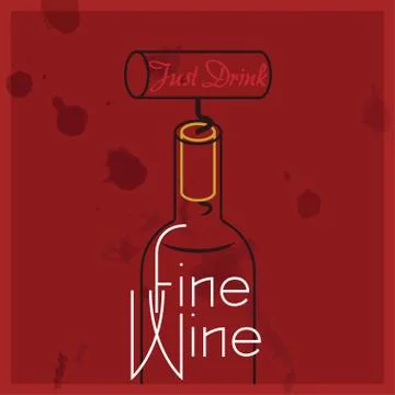 Wine Stock Illustration
