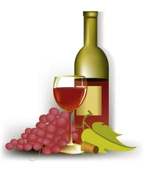 Wine Stock Illustration