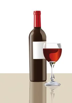 WINE Stock Illustration