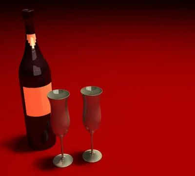 Wine Stock Illustration