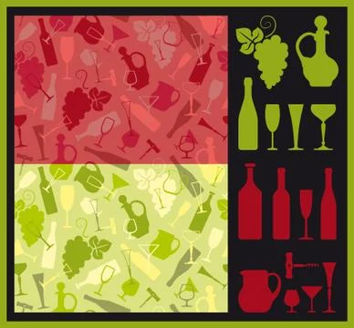 Wine Stock Illustration