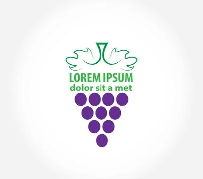 Wine label design Stock Illustration