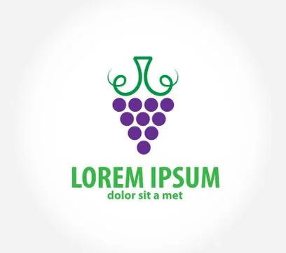 Wine label design Stock Illustration