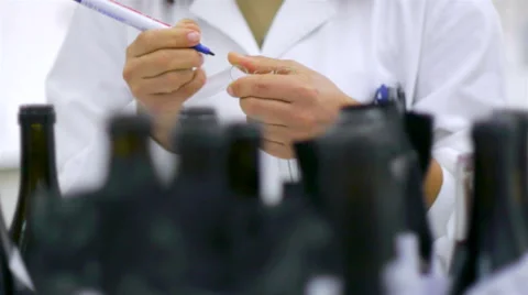 Wine laboratory. Stock Footage 62560940
