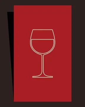 Wine list design Stock Illustration