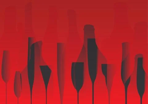 Wine List Design vector Ilustración de archivo