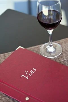 Wine list Stock Photos