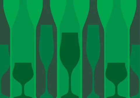 Wine List Placard vector Ilustración de archivo