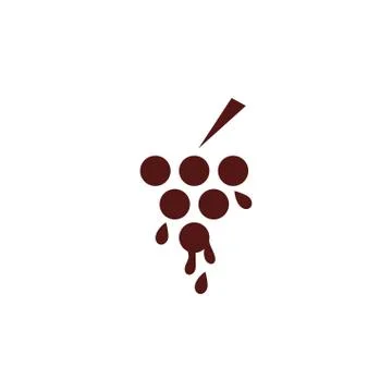 Wine logo design template Stock Illustration