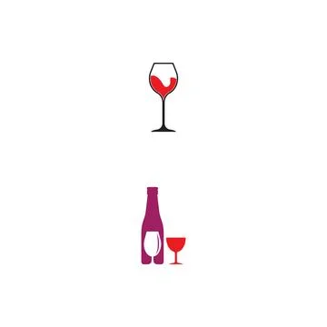 Wine Logo Template vector illustrtion Stock Illustration
