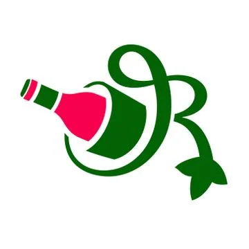 Wine making sign Stock Illustration