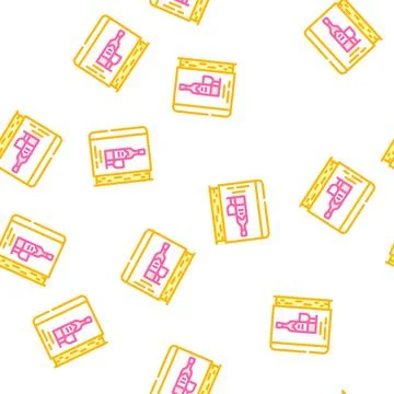 Wine map vector seamless pattern イラスト素材