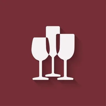 Wine menu design element Stock Illustration
