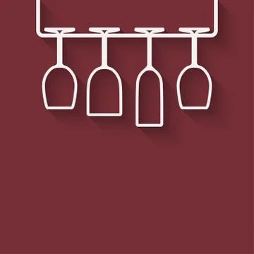 Wine menu design element Stock Illustration
