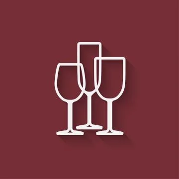 Wine menu design element Stock-Illustration