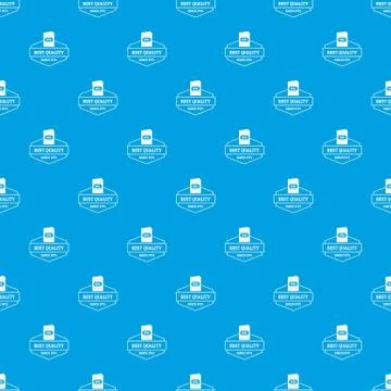 Wine menu pattern seamless blue Illustrazione stock