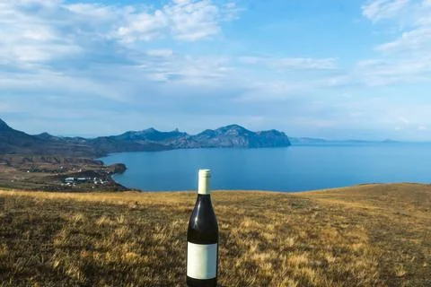 Wine in nature Stock Photos
