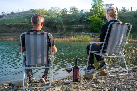 Wine in nature Stock Photos