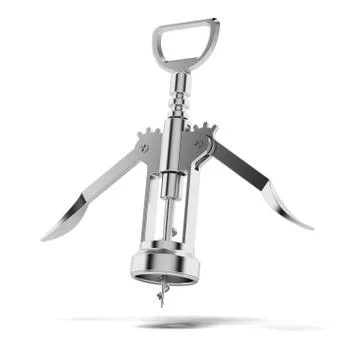 Wine opener. Corkscrew Stock Illustration