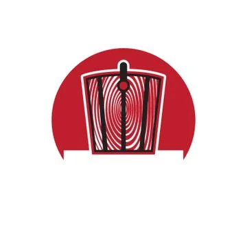 Wine Pail Stock Illustration