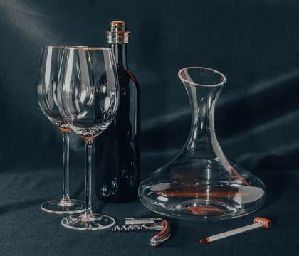 Wine paraphernalia Stock Photos