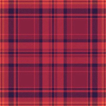 Wine pattern textile texture, poncho plaid seamless vector. Diagonal backgr.. Stock Illustration