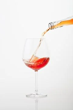 Wine pour Stock Photos