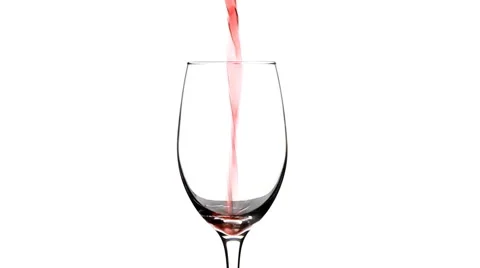 Wine pouring into a glass Stock Footage 1008465