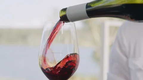 Wine Pouring Red Video stock 121683927