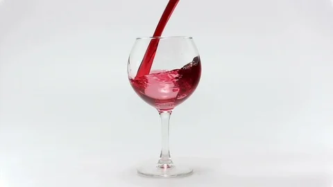 Wine Pouring - Slow Motion Stock Footage 122738016